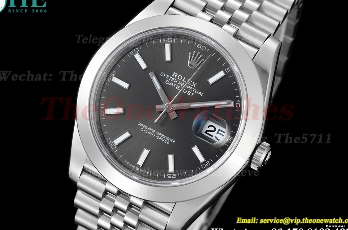 Dial 126300 Jub Datejust 41mm SS SS VS3235 VSF Grey 0318